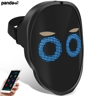 หน้ากาก LED 2000mAh ชาร์จ Face Transforming หน้ากาก LED พร้อ…