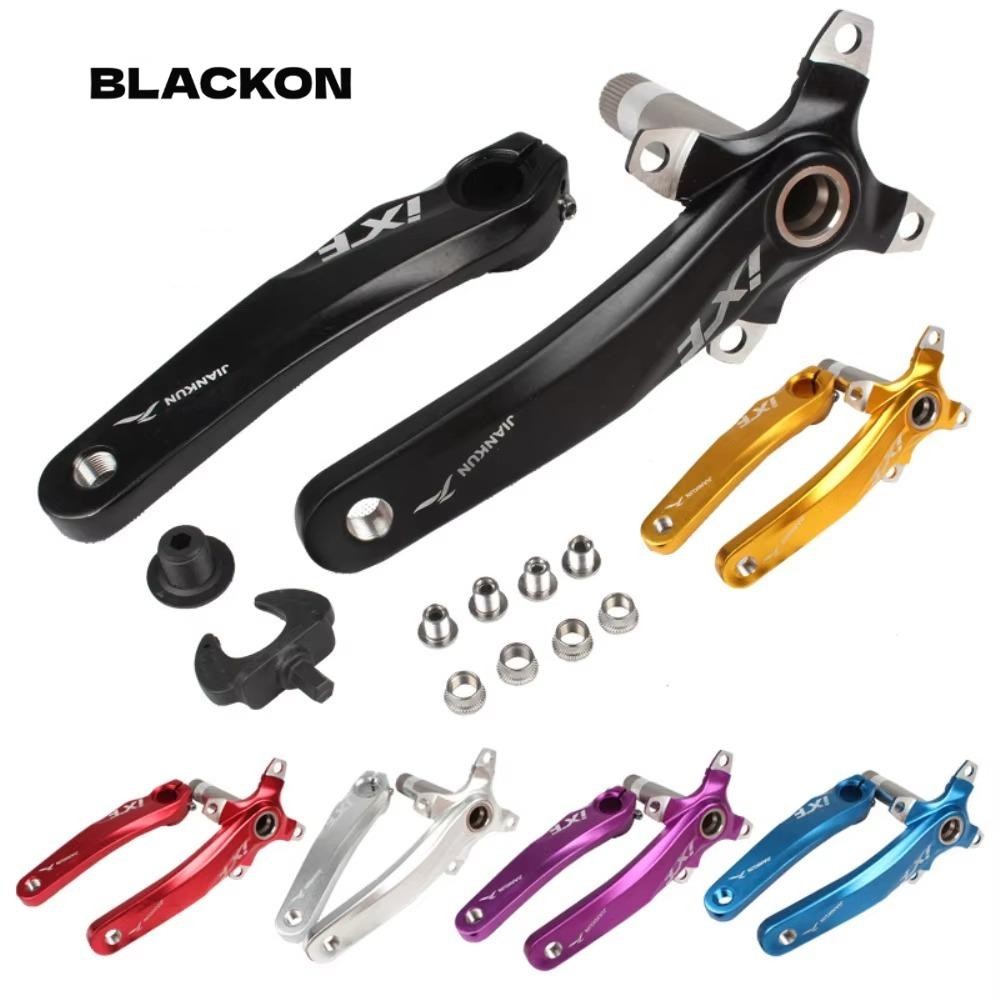 Blackon จักรยาน MTB Crank, 170 มม.104 BCD MTB จักรยาน Crankset, ทนทาน Hollowtech IXF แคบกว้าง Chainring จักรยาน Crank