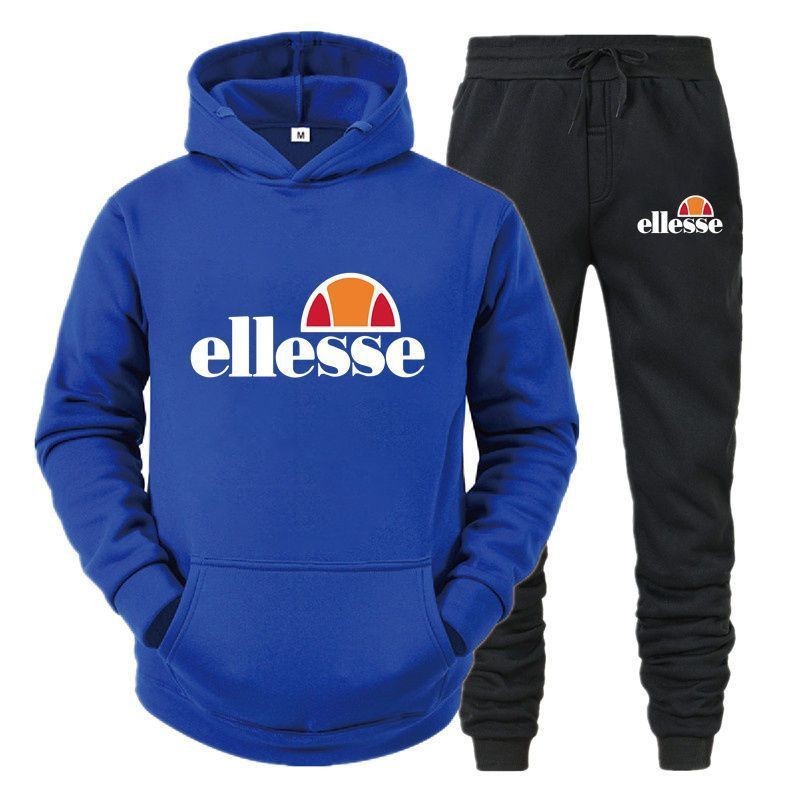 ขายร้อน ellesse เสื้อสวมหัว Street สวมใส่สไตล์ใหม่ชุดเสื้อกันหนาวคู่ผู้ชายผู้หญิงแฟชั่นฤดูใบไม้ร่วงฤ