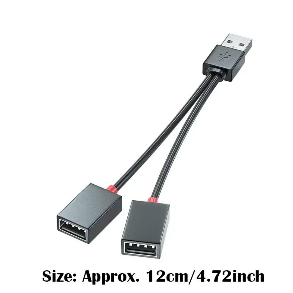 Cossy USB Hub, 3 in 1 Data Transfer USB Splitter, อะแดปเตอร์มัลติฟังก์ชั่น Type C Hub 2 in 1 USB Expander