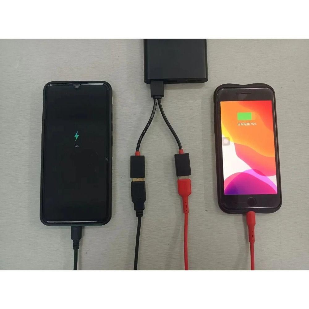Cossy USB Hub, 3 in 1 Data Transfer USB Splitter, อะแดปเตอร์มัลติฟังก์ชั่น Type C Hub 2 in 1 USB Expander