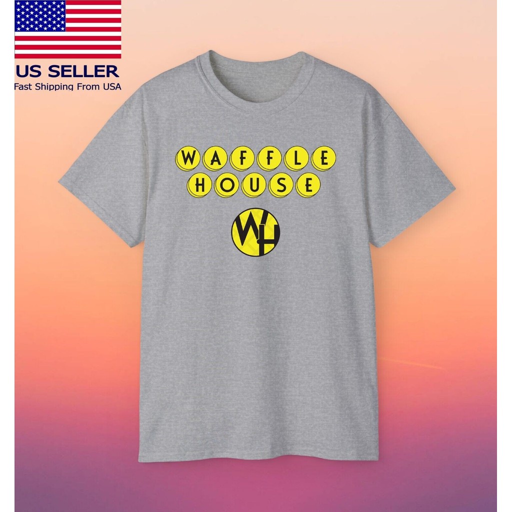 เสื้อยืดสีเทาผู้ชาย Waffle House