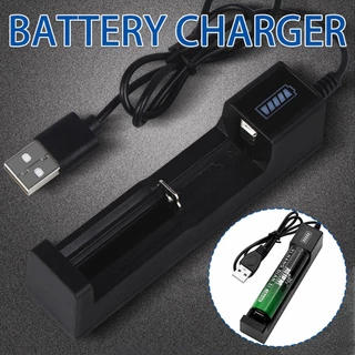 แท่นชาร์จแบตเตอรี่ 3.7V รองรับถ่าน 18650 /17670 batteryหลายรุ่น รางชาร์จ1ช่อง