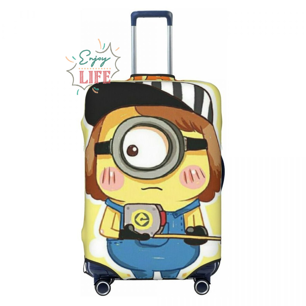 ผ้าคลุมกระเป๋าเดินทาง Minions ผ้าคลุมกระเป๋าเดินทางแบบล้างทําความสะอาดได้ N614 ราคา ถูกที่สุด ดีลบีเคเค แกลเลอรีภาพที่ 7