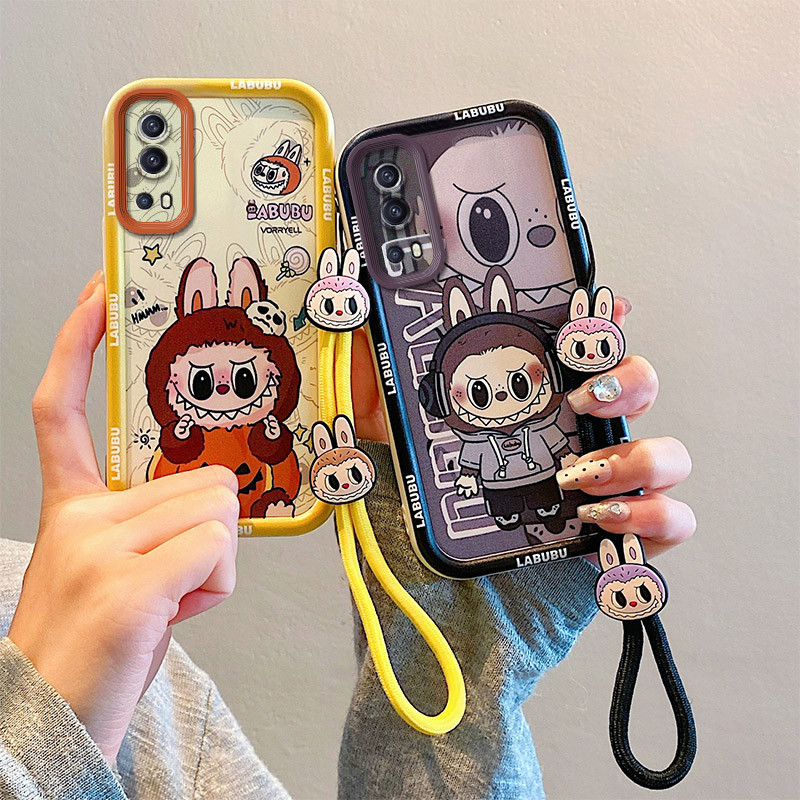 เคส Vivo Y72 5G Vivo Y52 5G tpu สร้อยข้อมือแฟชั่นเคสโทรศัพท์น่ารัก BSJGS