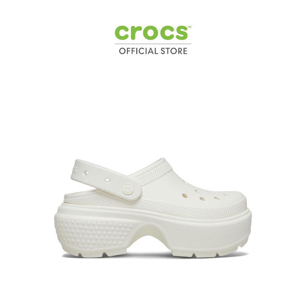 CROCS รองเท้าลำลองผู้ใหญ่ STOMP CLOG รุ่น 2093470WV - CHALK