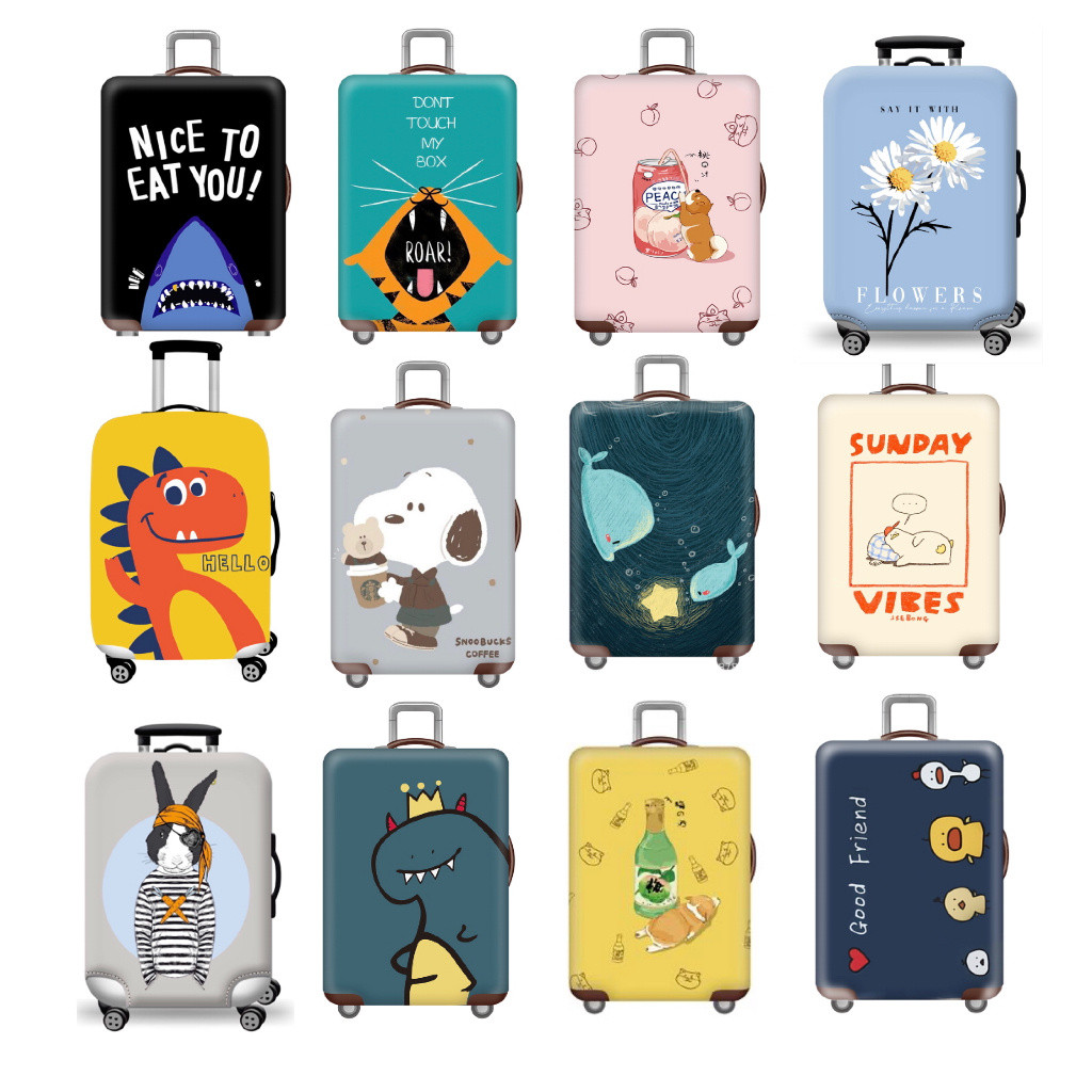 ผ้าคลุมกระเป๋าเดินทางผ้ายืดกันฝุ่นสําหรับขนาด 20/24/26/28/30/32 นิ้ว