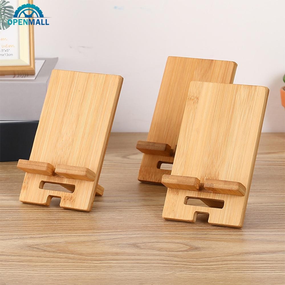 OML ที่วางโทรศัพท์ตั้งโต๊ะไม้ Lazy Phone Stand แท่นชาร์จสมาร์ทโฟน Lazy Phone Bracket Mobilephone รอง