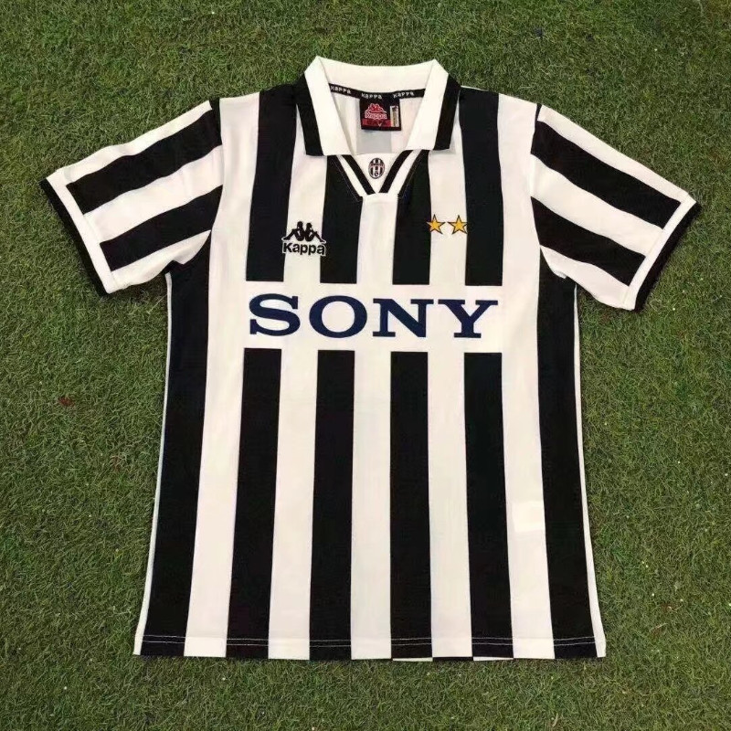 1996-97 Juventus Home Vintage Soccer Jersey Quick Dry Sports Soccer Jersey AAA