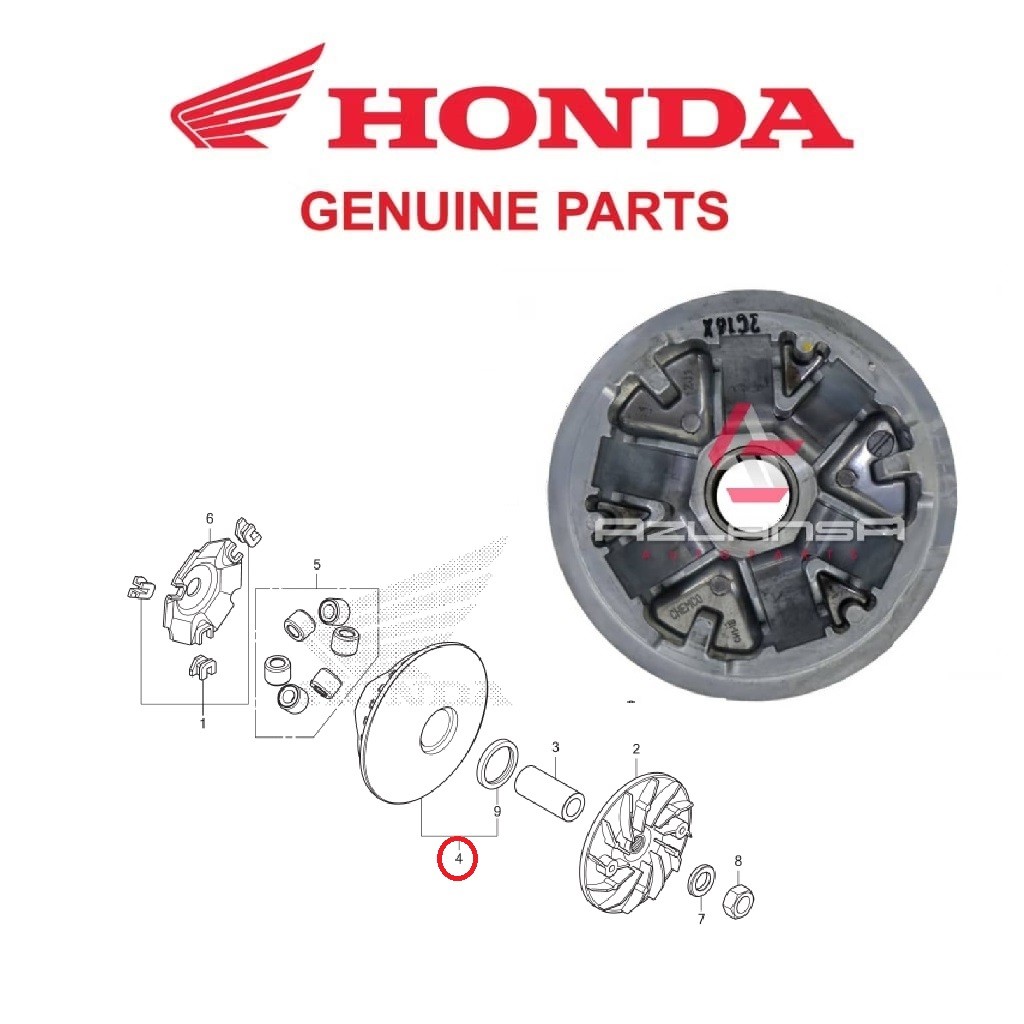 ไดรฟ์แบบเคลื่อนย้ายได้ Face Comp ( 22110-K2S-N00 ) Vario 160