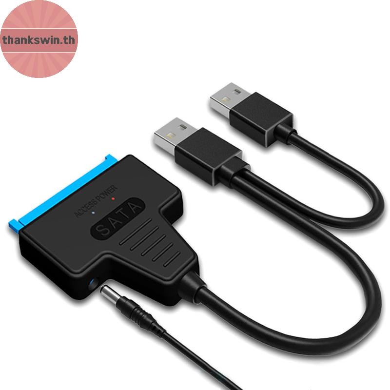 Thankswin SATA To USB 3.0 2.0/Type-C อะแดปเตอร์สําหรับ 2.5/3.5 นิ้วภายนอก HDD SDD ฮาร์ดไดรฟ์ดิสก์ขั้วต่อภายนอกไดรฟ์สาย Converter th