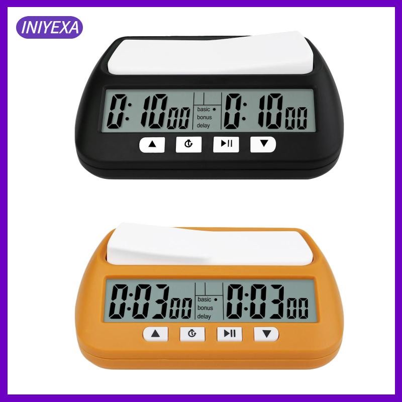 [Iniyexa] Chess Clock Chess Accessory Portable up Down Digital Chess Clock