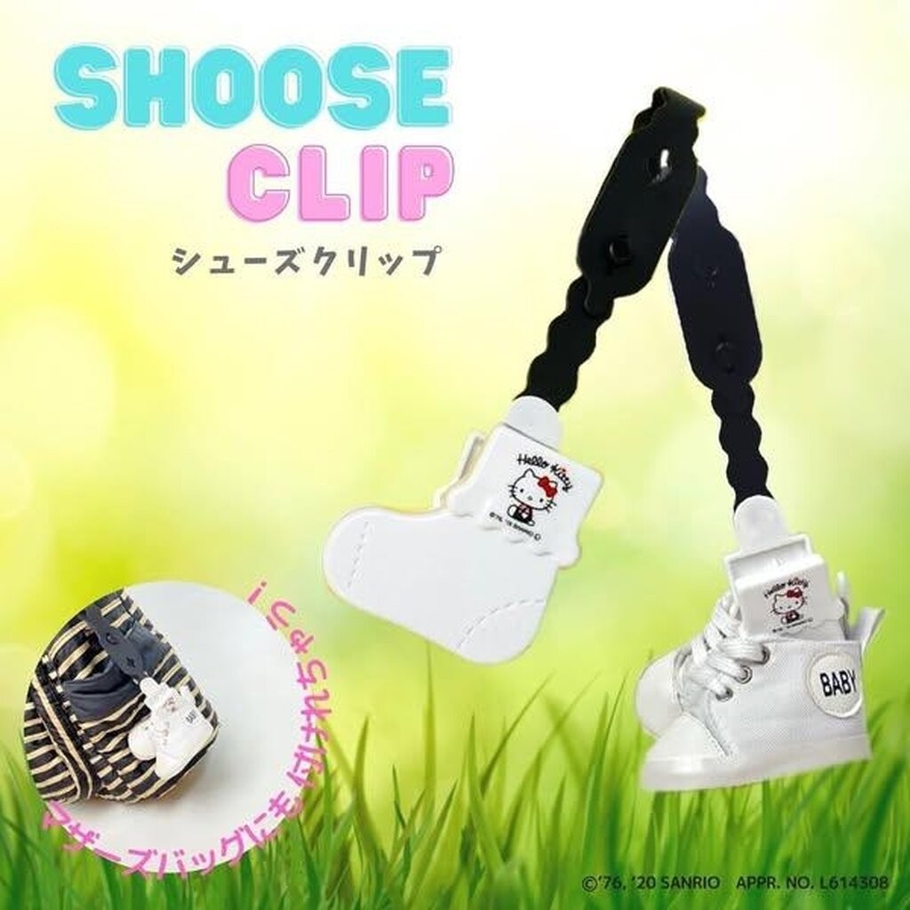 Hello Kitty baby shoes clips (คลิปติดรองเท้าเด็ก) ดีไซน์ฮัลโหลคิตตี้สุดน่ารัก