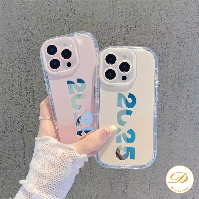 Creative Simple Number 2025 Soft Case สําหรับ OPPO A15 A5s A7 A16 A17 A38 A12 A54 A35 A3s A16s A18 A
