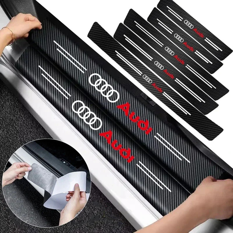 Carbon fiber stickers for car by decoration, Audi A1, A3, A4,A5,A6, A7, Q2, Q3, Q4, Q5, Q6, Q7, Q8, 