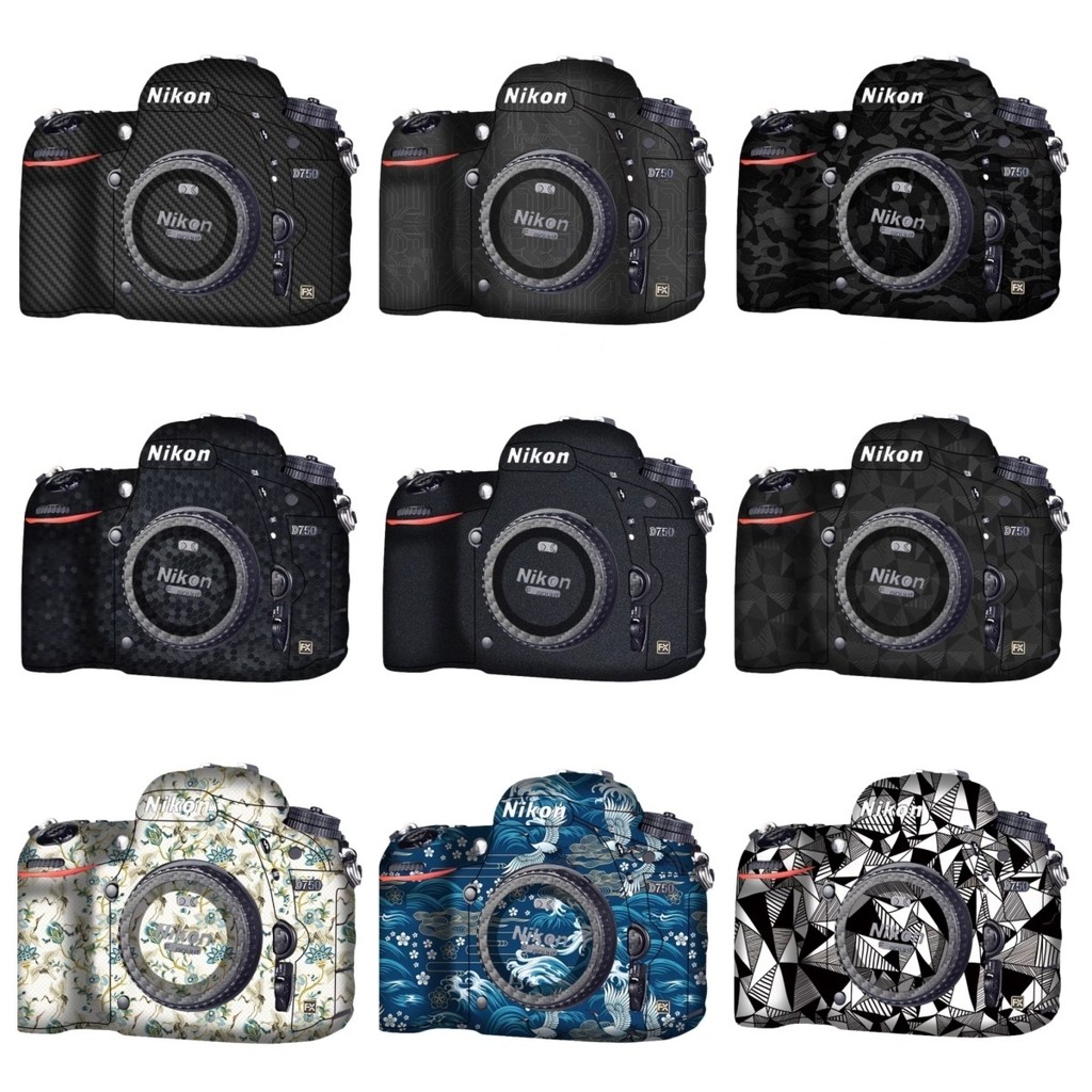 สติ๊กเกอร์ที่เข้ากันได้กับกล้อง Nikon D800 D810 D750 D780 D600 D610 D7500 D700