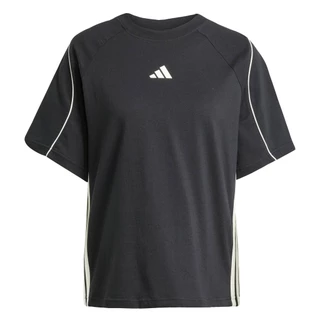 adidas Lifestyle Stadium 3-Stripes Tee Women Black JV7009