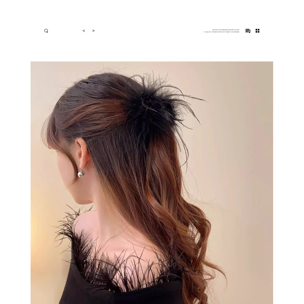 4 ซม.Feather Grab Clip กิ๊บติดผมระดับไฮเอนด์หญิง 2025 คลิปฉลามขนาดเล็กสไตล์ใหม่ - รูปที่ 6