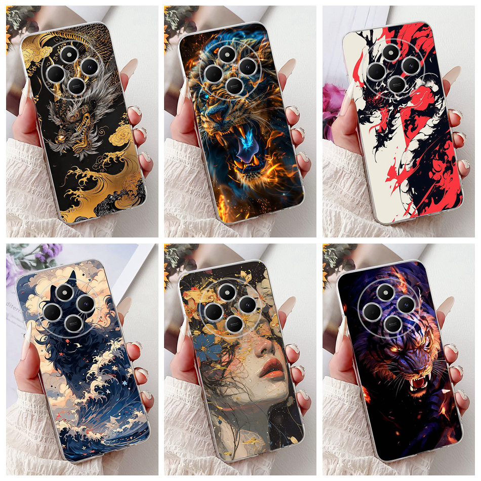 สําหรับ Xiaomi Redmi 14C ใหม่ Cool Dragon เคสโทรศัพท์ Redmi14C 4G ซิลิโคนอ่อนนุ่ม TPU กรณี