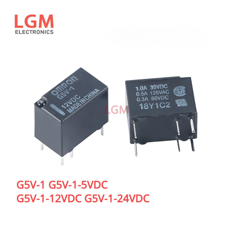 2 ชิ้นรีเลย์ G5V-1 G5V-1-5VDC G5V-1-12VDC G5V-1-24VDC 5V 12V 24V