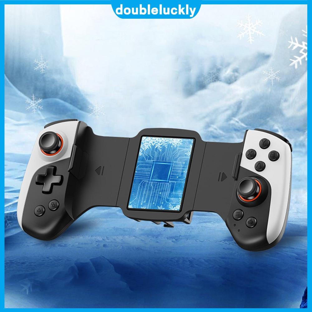 2 in 1 Telescopic Gamepad ประเภท C Dual จอยสติ๊กไร้สาย Cooling ตัวควบคุมเกมมือถือสําหรับ iPhone Android โทรศัพท์สวิทช์ PC