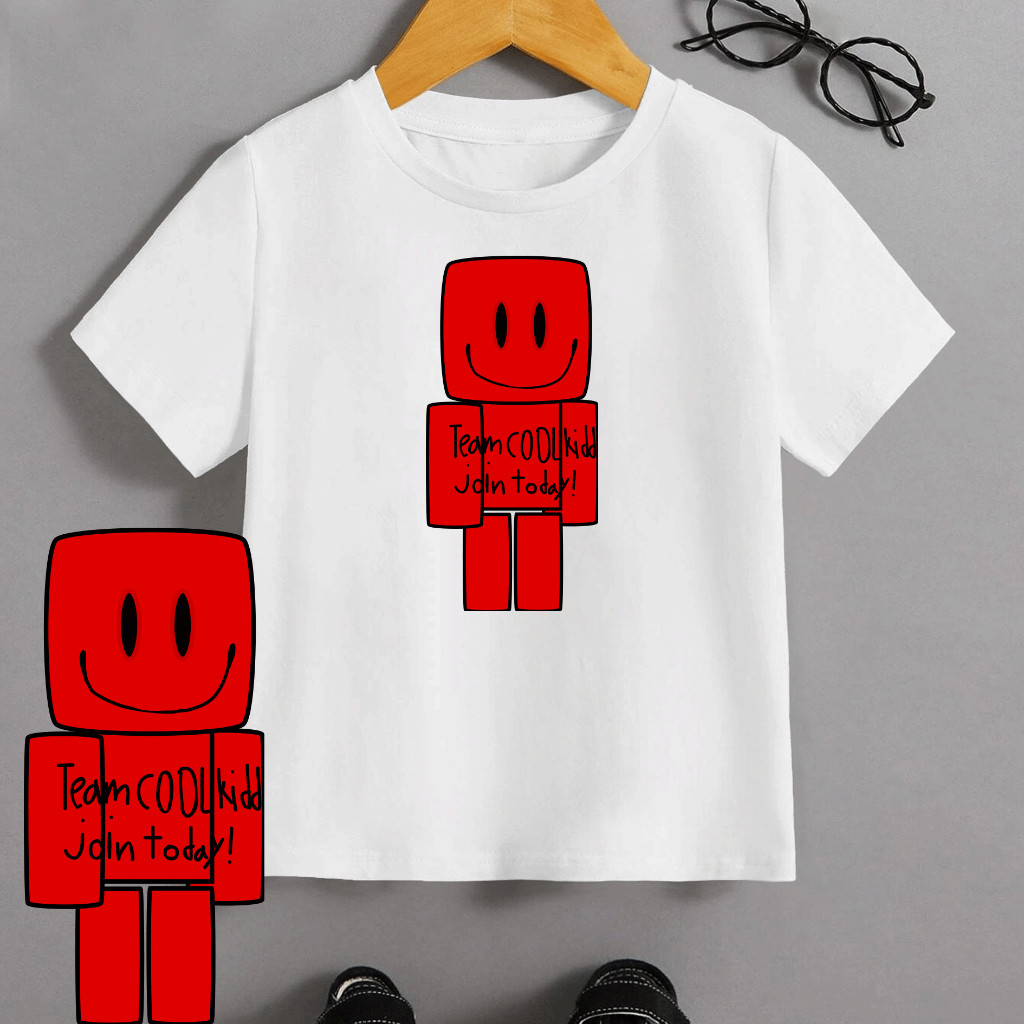 Team c00lkidd Join Today เสื้อ เสื้อยืดเด็ก Roblox 100-150#04