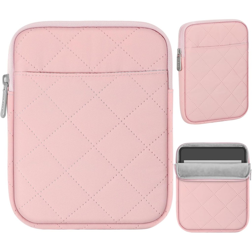 MoKo 6-7 นิ้วเบาะ Kindle Sleeve กระเป๋าคู่และที่วางปากกาสําหรับ 7 "จุด Colorsoft 2024 & 6.8" Kindle 