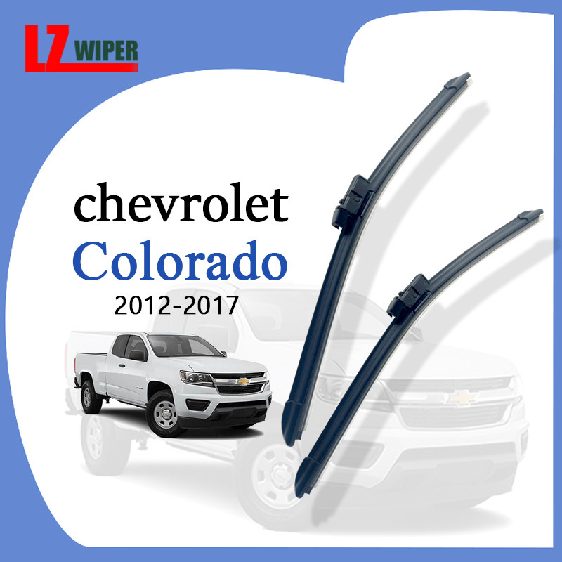 2 ชิ้นใบปัดน้ําฝน 22 + 18 Chevrolet Colorado นิ้วยางใบปัดน้ําฝนสําหรับ ถือ โคโลราโด ถือ/เชฟโรเลต โคโลราโด 2012-2017