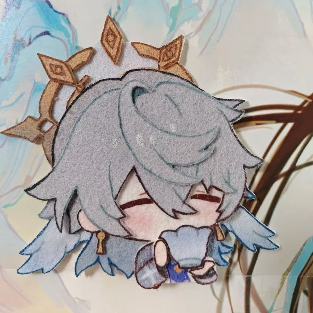 Honkai: Star Rail Sunday Game Merch Cloth Pendant Keychain