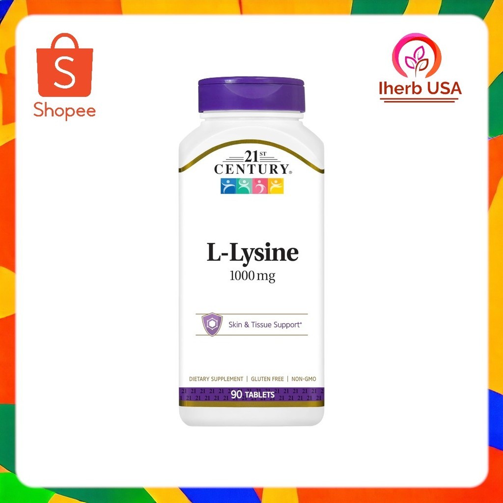21st Century, L-Lysine, 1,000 mg, 90 Tablets