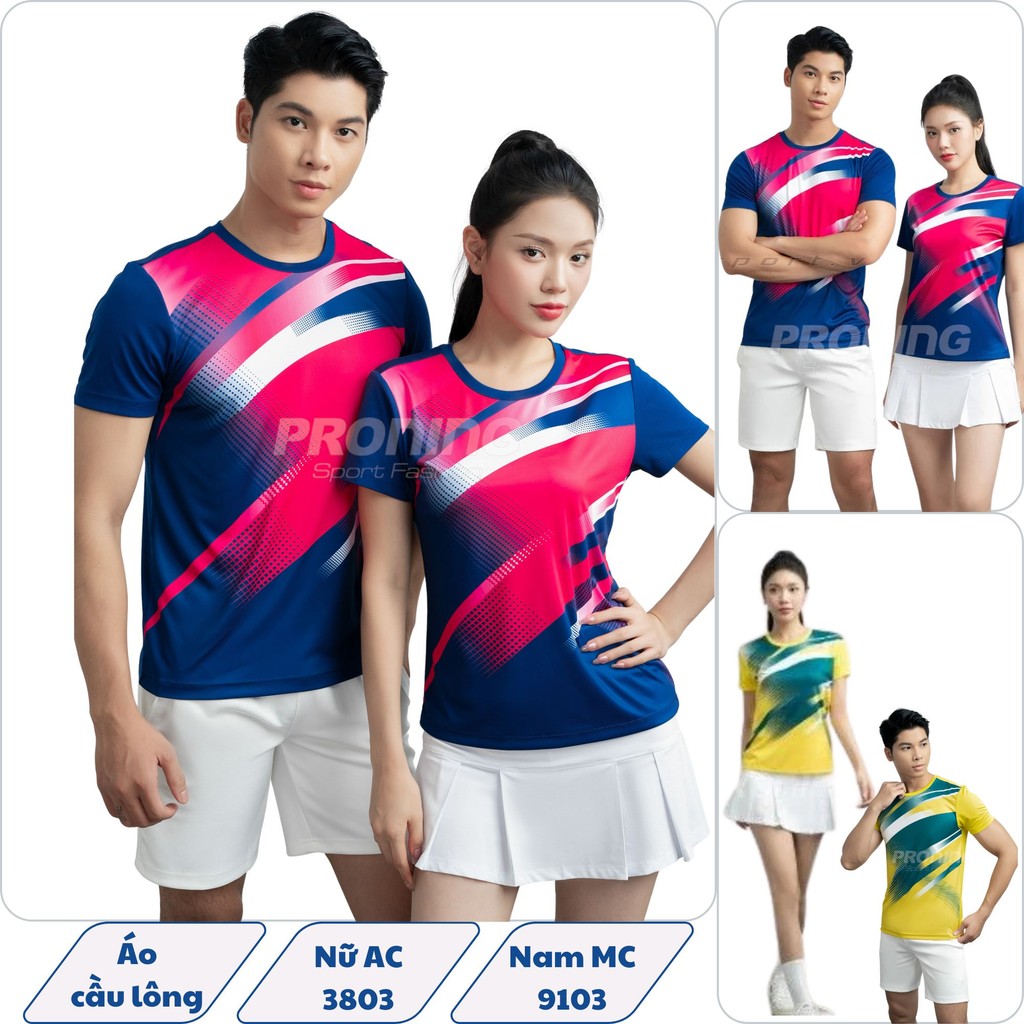 ของแท้คุณภาพสูง MC-9103 เสื้อแบดมินตัน pickleball ผู้ชาย