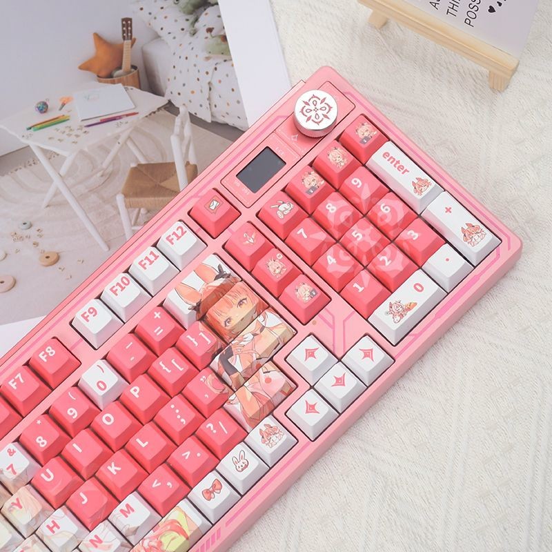Lv Bo Cherry Profile Dye-Sub PBT Keycaps ครบชุด (130 คีย์)