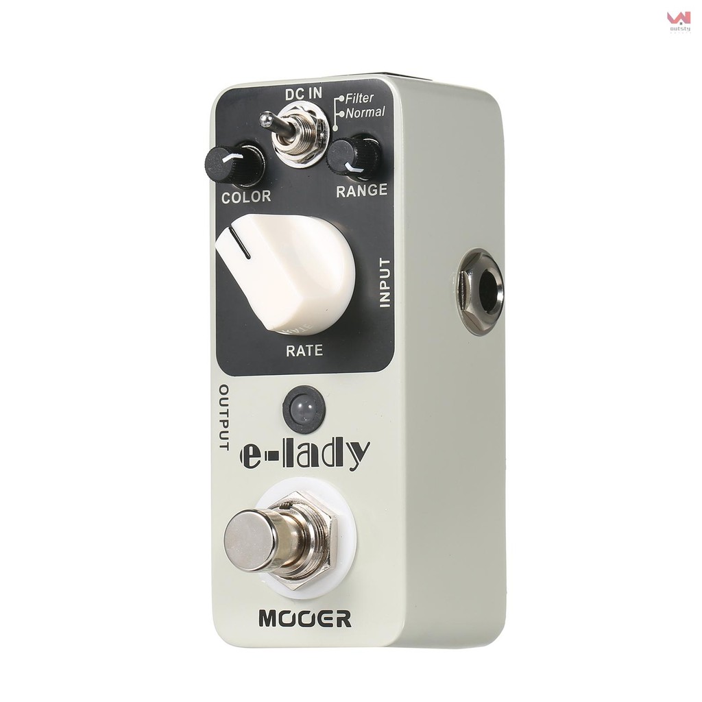 MOOER e-lady Analog Flanger Guitar Effect Pedal 2 โหมด True Bypass Full Metal Shell