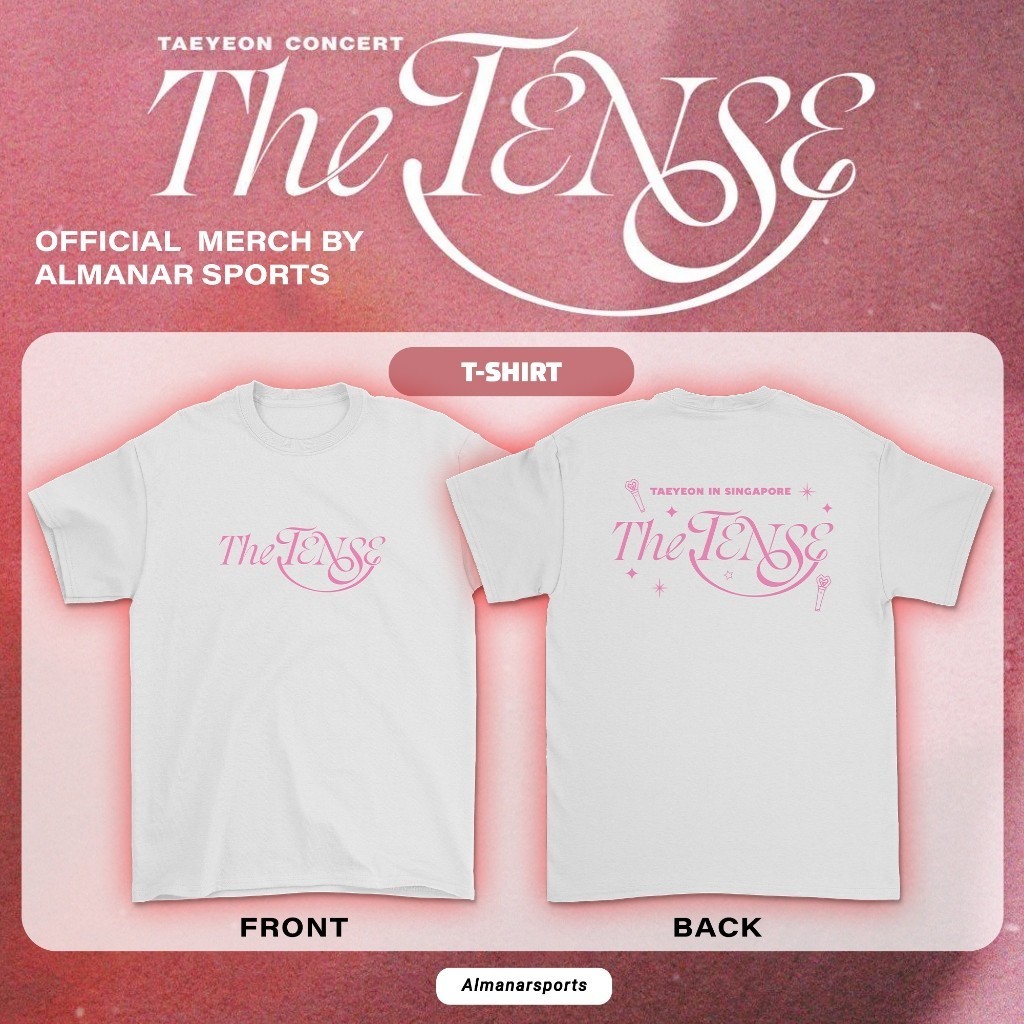 💖👕 Kpop THE TENSE TAEYEON รอบคอผ้าฝ้าย T แขนสั้น Casual Hip Hop Top  S-5XL