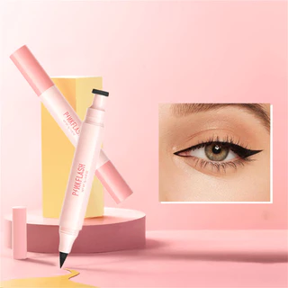 อายไลเนอร์กันน้ำติดทนนาน 2 ชิ้น PINKFLASH Seal Silkworm Eyeliner เครื่องสำอางสำหรับดวงตา ปากกาอายไลเนอร์แบบน้ำ