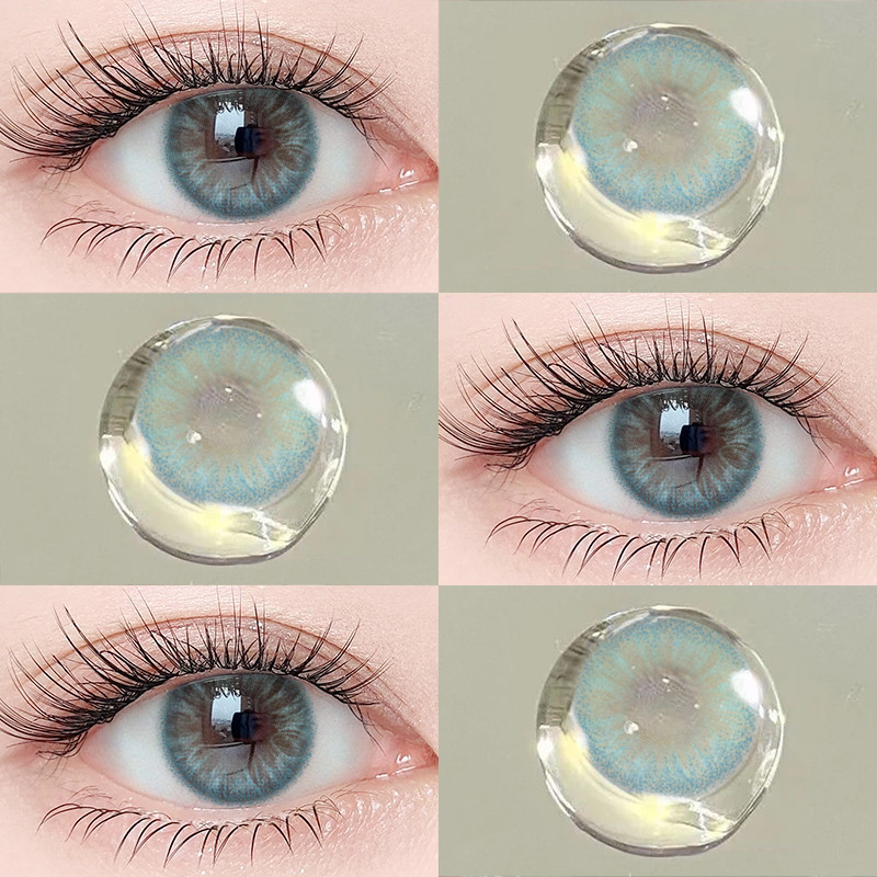 (COD) คอนแทคเลนส์สี ALASKA ใหม่ 1 คู่ เลนส์นิ่ม เลนส์เทาอ่อนน้ำตาล มีอายุ 14.2 มม.จัดส่งฟรี ราคา ถูกที่สุด ดีลบีเคเค แกลเลอรีภาพที่ 7