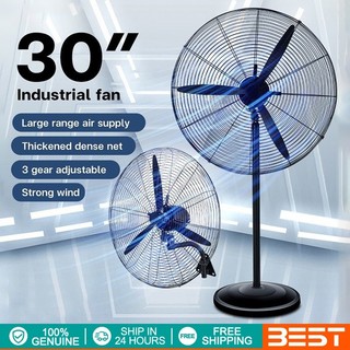 Industrial Fan 22 Inch Heavy Duty Three Speed Blades Stand Fan Floor Fan Wall Electric Fan For Home