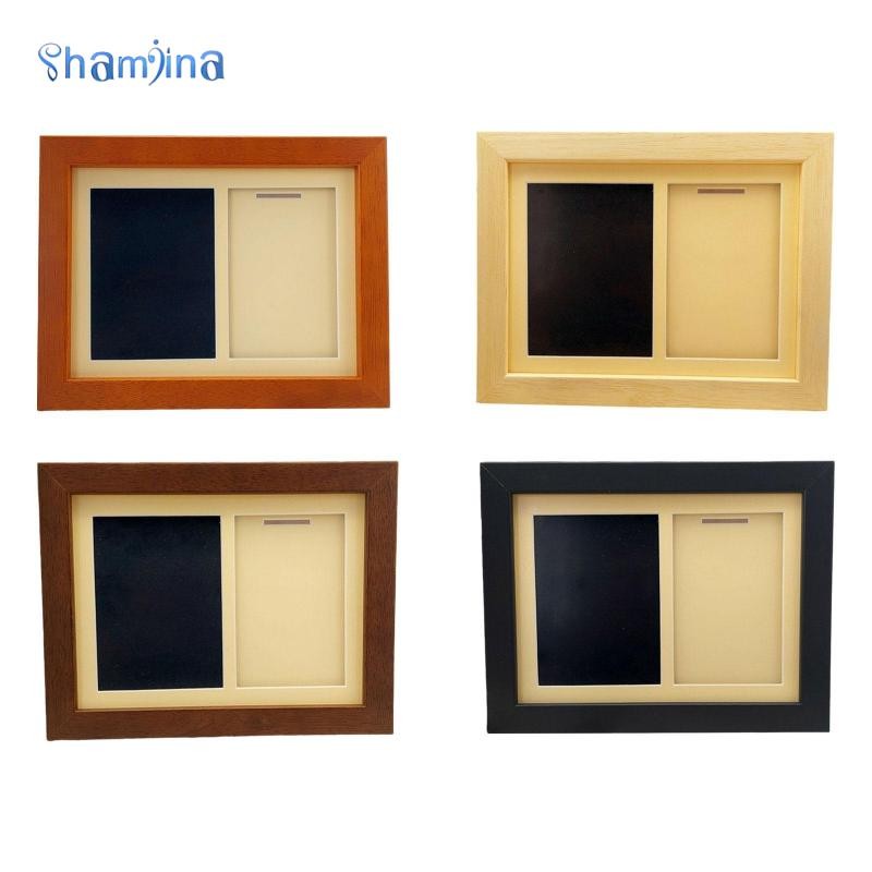 [แชมจินอา] กรอบรูปเหรียญแสดงกล่องเงา 7x9 นิ้วกุญแจหน่วยความจํามัลติฟังก์ชั่นสําหรับ
