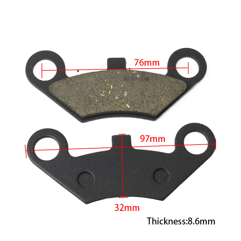 รถจักรยานยนต์ดิสก์เบรก Pad ผ้าเบรคหน้าสําหรับ CFMoto CF400 CF500 CF600 CF620 CF800 X5 X6 X8 FA453 UTV ATV CF MOTO GOES LINHAI QUADZILLA CVT 150 320 ใหม่ FORCE QUADS