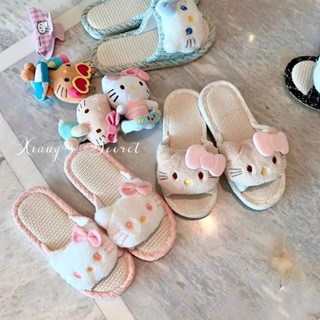 A.t.a การ์ตูนน่ารักผ้าลินินผู้หญิงฤดูใบไม้ผลิฤดูร้อนกันลื่นบ…