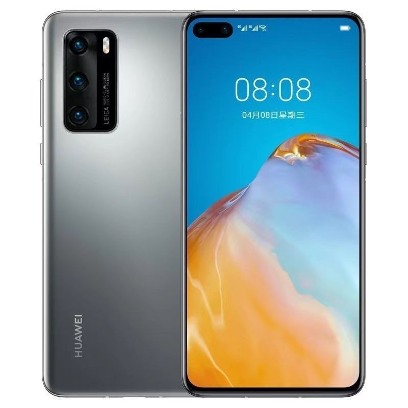 Huawei P40 Original 8+256 Kirin 990 การกําหนดค่าสูง Hongmeng โทรศัพท์มือถือมือที่สองโทรศัพท์ทํางานรา