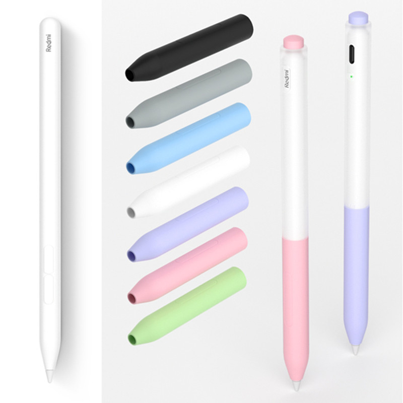สําหรับ Redmi Stylus Jelly สีซิลิโคนนุ่มสําหรับ Redmi สมาร์ทปากกาโปร่งแสง Stylus Protector อุปกรณ์เสริมฝาครอบปากกาป้องกัน Shell