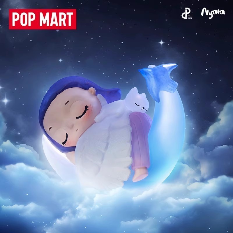 Popmart Nyota Growing up by your way series ของเล่นศิลปะอย่างเป็นทางการ