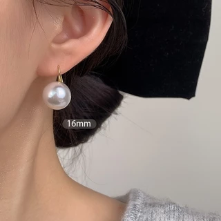 ต่างหูมุกบาร็อค สไตล์นิชใหม่ สำหรับฤดูหนาว