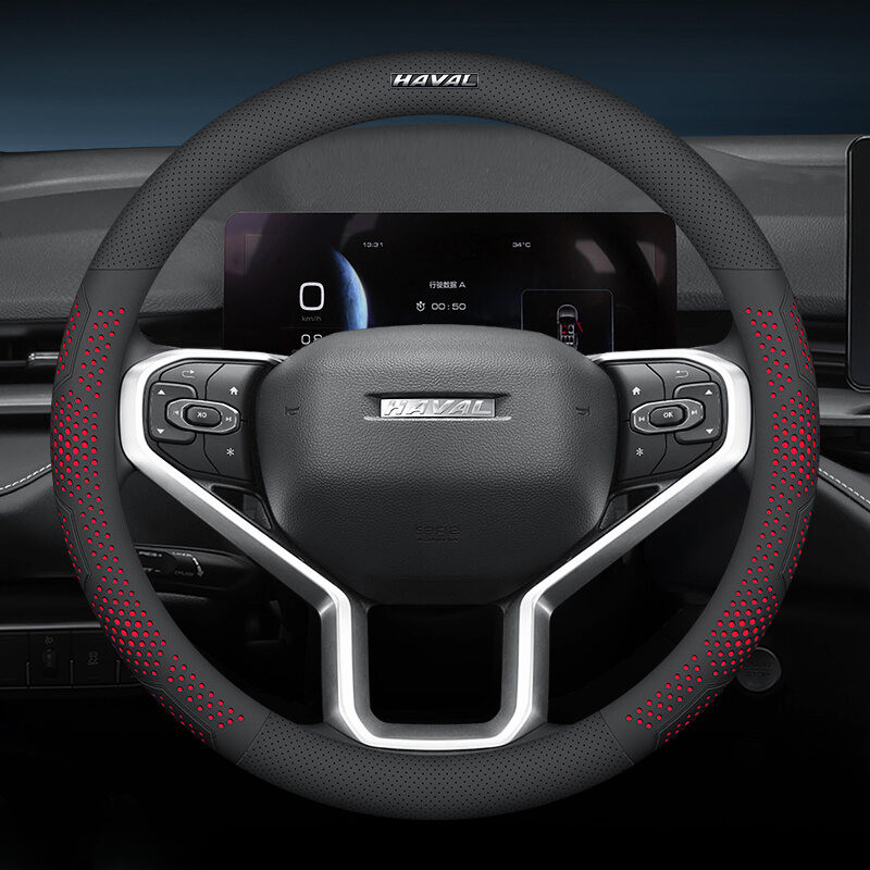 รถคุณภาพสูง Ultrathin พวงมาลัยสําหรับ Haval H6 H2 H2s M1 M5 H5 H9 H7 H6S H6 Phve Jolion Sport 2023 2024 2025 ﻿ที่หุ้มพวงมาลัยรถยนต์อเนกประสงค์คุณภาพสูง