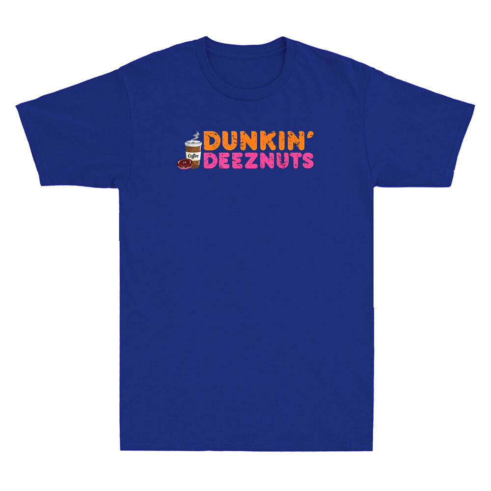 Dunkin Deez Nuts - Funny Dunkin Deeznuts Coffee Lover Vintage Mens T Shirt