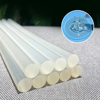 กาวแท่ง (ต่อแท่ง) ขนาด 7 mm./ 11 mm. ยาว 20ซม.กาวร้อน แท่งกาวร้อน กาวแท่งใส กาวร้อน สำหรับปืนยิงกาวไฟฟ้า