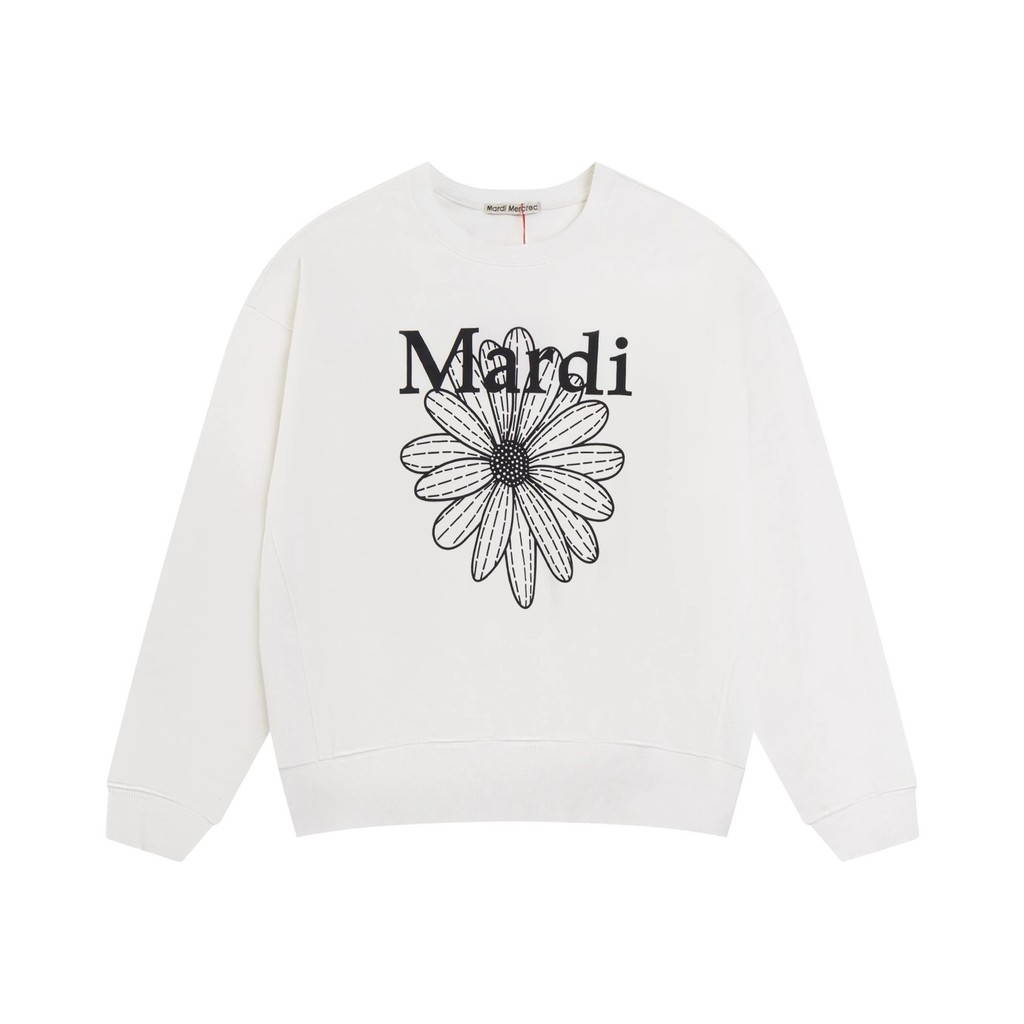 (พร้อมส่ง) Mardi Mercredi Sweatshirt Oatmeal Black