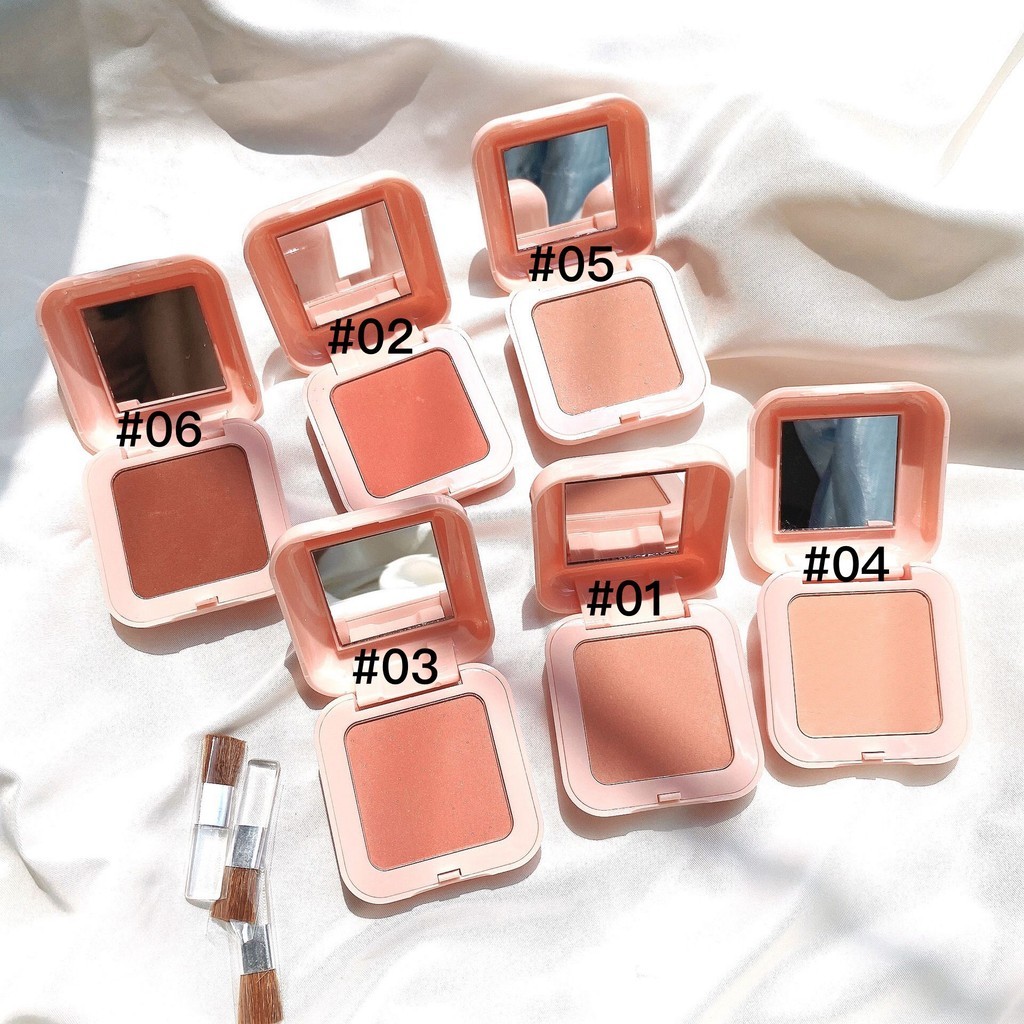 happy girl: ลาเมล่าบลัชออนหัวใจ บลัชออนโทนส้ม ส้มพีช ชมพูพีช เนื้อดี สีสวย S3044