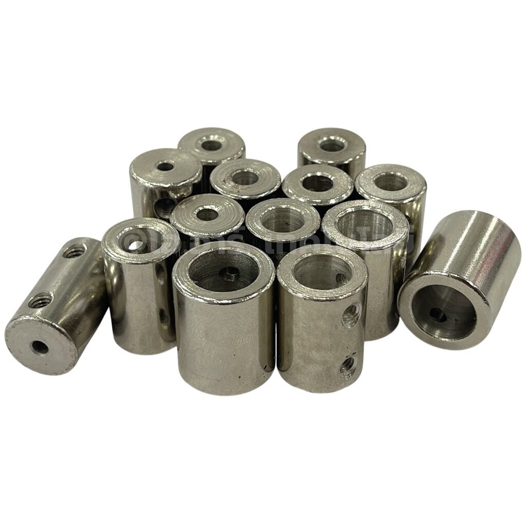 CP-M Ø3-12mm คัปปิ้ง ข้อต่อเพลา ต่อแกนมอเตอร์ Metal Coupling ข้อต่อแกนเหล็ก ข้อต่อแกนมอเตอร์ คัปปลิ้ง 3-3/4-4/5-5/6-6...